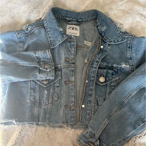 cropped zara jean jacket